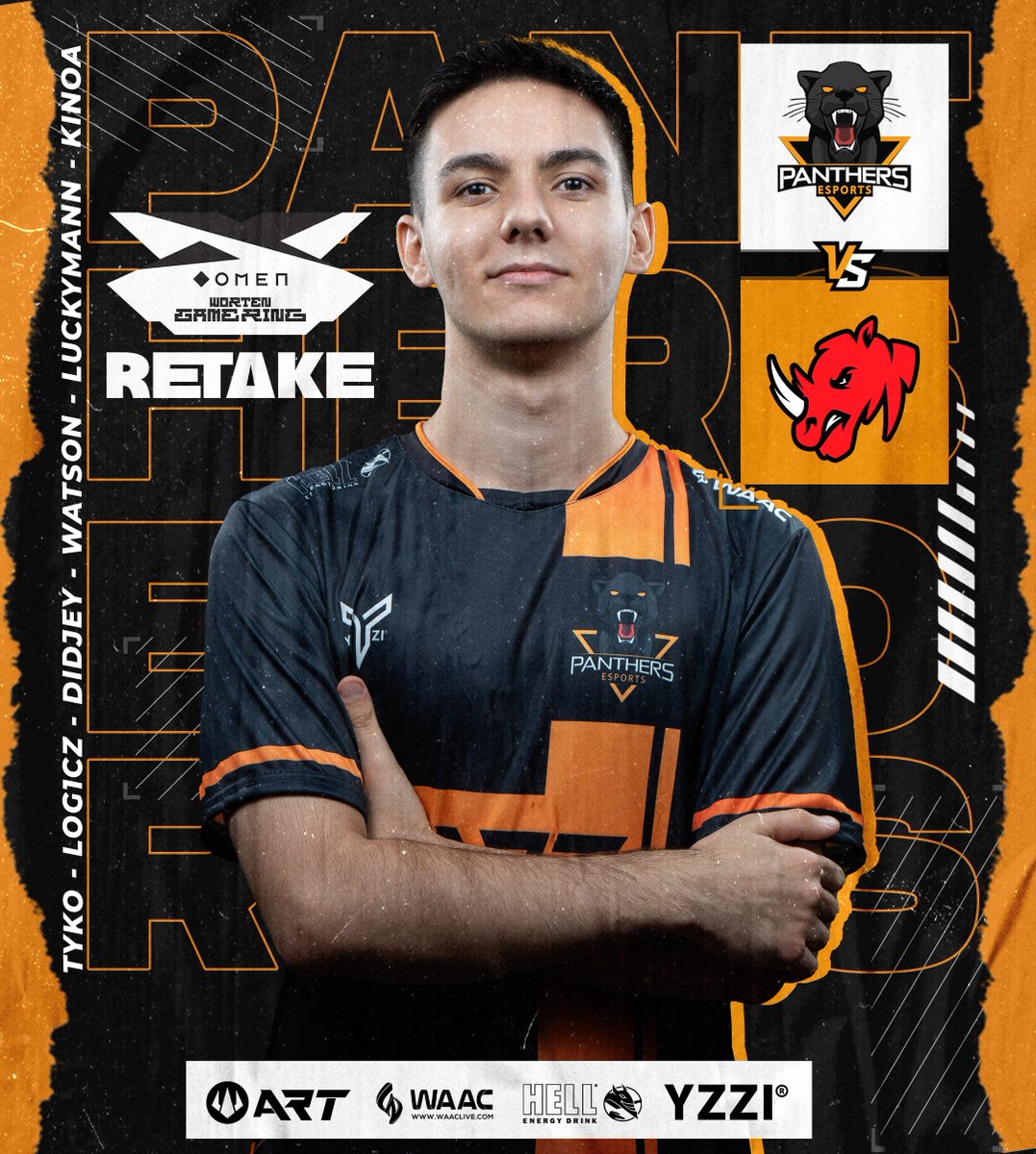 Vamos disputar o ultimo TAKE para a competição #OMENWGR <a href="/letsRETAKE/">OMEN RETAKE</a> Temporada 5🏆

🆚<a href="/RhynoEsports_/">Rhyno Esports</a>
🗓️28/10/22
📺<a href="/AdvnceSic/">ADVNCESIC</a> | twitch.tv/advncesic 

<a href="/LogiczCS/">Log1cz</a> | <a href="/didjeycs/">Miguel Rodrigues</a> | @LucKyMaNNzZz | <a href="/WatsonJoao/">João watsoN Freitas</a> | <a href="/tyko_cs/">Luís Cunha</a> | <a href="/kinoa13_/">Alexandre 'kinoa' Pereira</a>

#GOPANTHERS #thewildsideofgaming #VAMOS