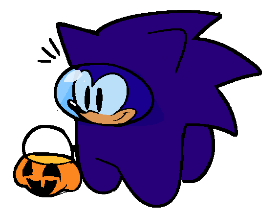 「Sonic's halloween costume 」|Kirby-Popstarのイラスト