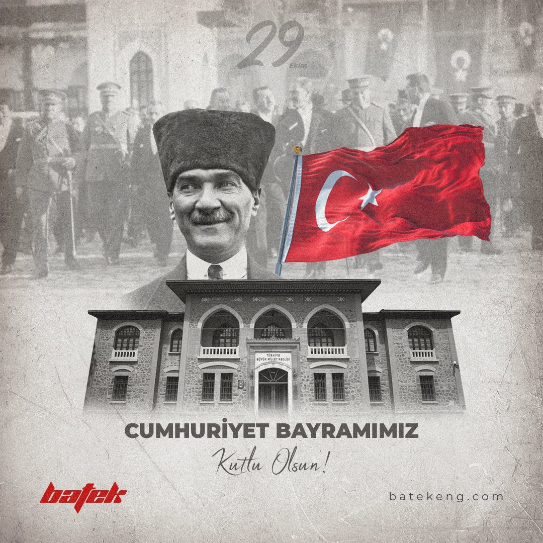 Cumhuriyet Bayramımız Kutlu Olsun!#batek #batekglobal #29ekim #cumhuriyetbayramı