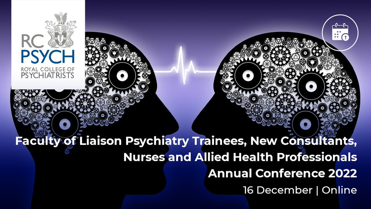 Poster abstract submissions for the Faculty of Liaison Psychiatry @RcpsychLiaison Trainees, New Consultants, Nurses and Allied Health Professionals Annual Conference 2022 will be closing Monday 31 October. Don’t miss out, submit your abstract! bit.ly/ltnc2022posters #ltnc2022