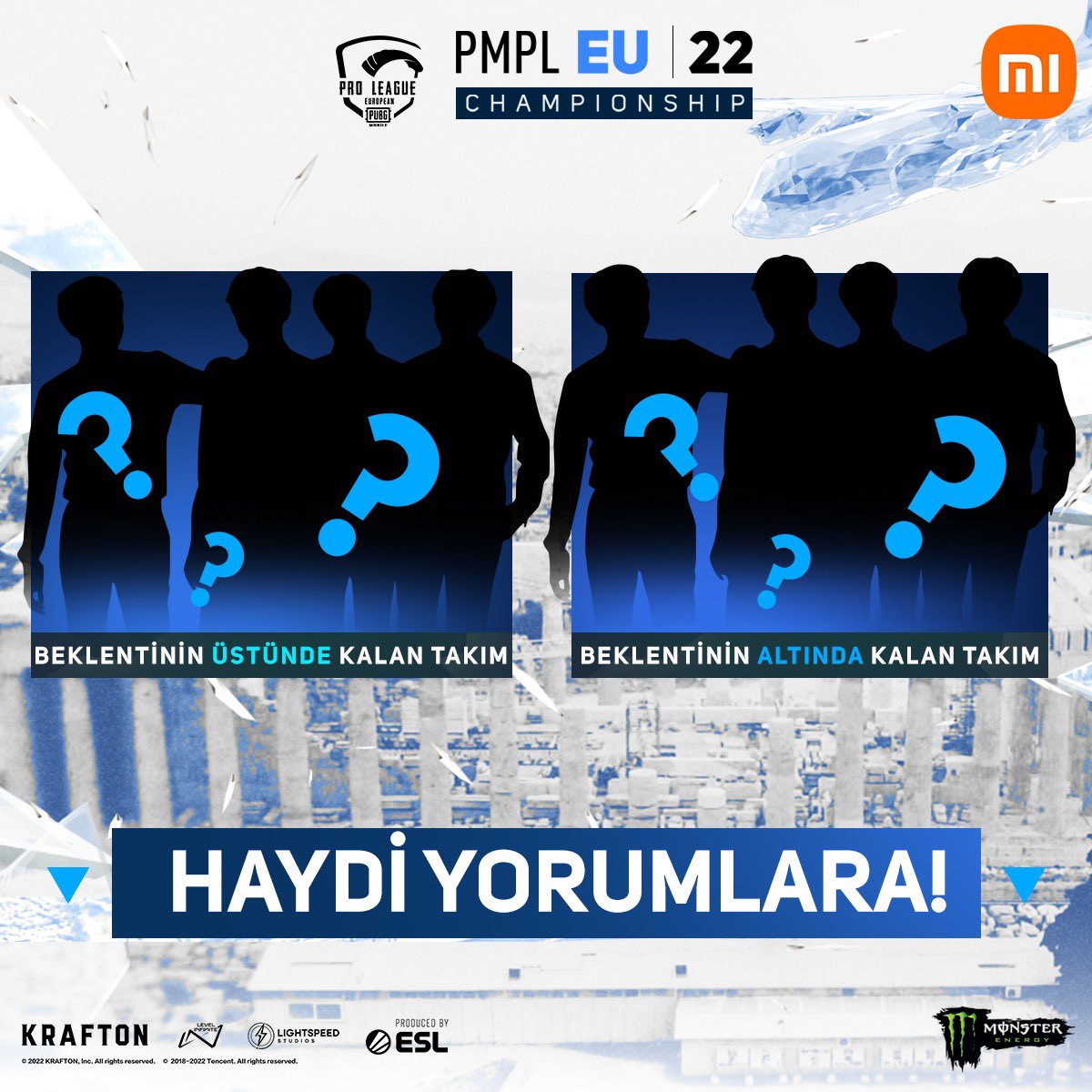 PMPL Avrupa Şampiyonası bitti ve tüm takımların performansına hep birlikte şahit olduk! 🔥 Sizin için PMPL Avrupa Şampiyonası'nda hangi takım beklediğiniz performansı gösterdi ve hangi takım beklentinizin altında kaldı? 🤯 Haydi yorumları dolduralım!👇🏻 #PUBGMOBILE #PMPLEUCHAMP