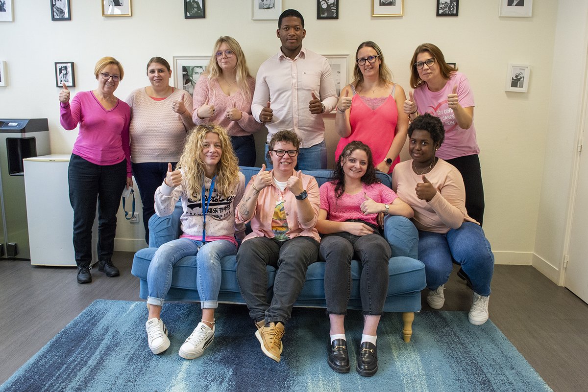 CeacomLeHavre's tweet photo. 📍 OCTOBRE ROSE

Aujourd'hui, nous sommes tous habillés en rose #InCeacom pour la sensibilisation aux cancers du sein 💪

#Octobrerose2022 #luttecontrelecancerdusein #CancerduSein https://t.co/bOsrG350az