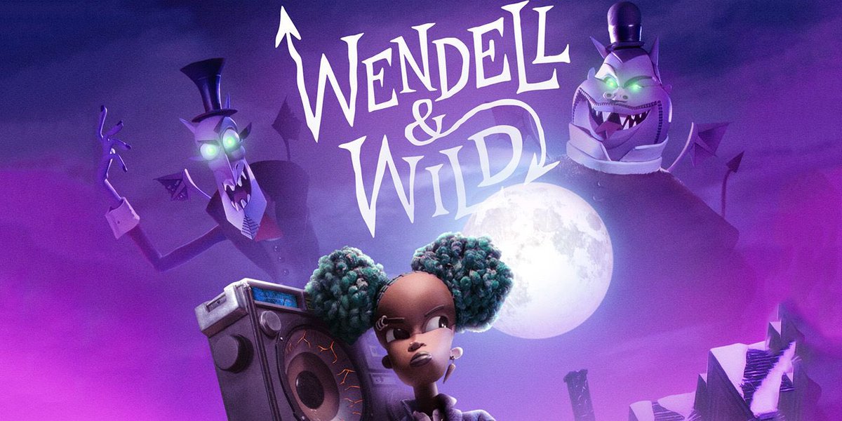 Today is International Animation Day! 

I can’t think of a better way to celebrate this artistically ambitious and emotionally resonant art form (for all ages!) than by watching Henry Selick’s first film since Coraline in 2009. 

Wendell &amp; Wild is out today on @NetflixFilm