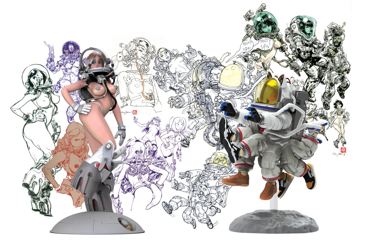 CYE_nft's tweet photo. BWB2022 The first "astroGIRL" and "astroPUS" were sold in Busan.
The actual works will be delivered to you in batches after the NFT minting schedule.
We would like to renew the highest price during the BWB2022 Busan Auction period, bringing the same joy to everyone at CYE. https://t.co/ghwwlNjwnb