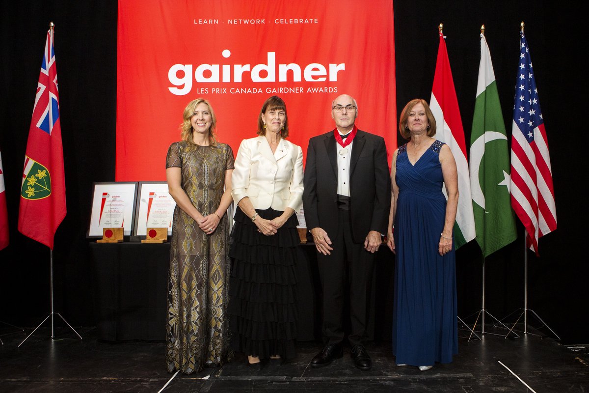 Dr. Weissman was presented the 2022 Canada Gairdner International Award by US Consul General Susan R. Crystal, Heather Munroe-Blum, Chair of Gairdner’s Board of Directors, and Sommer Wedlock, Gairdner EVP.