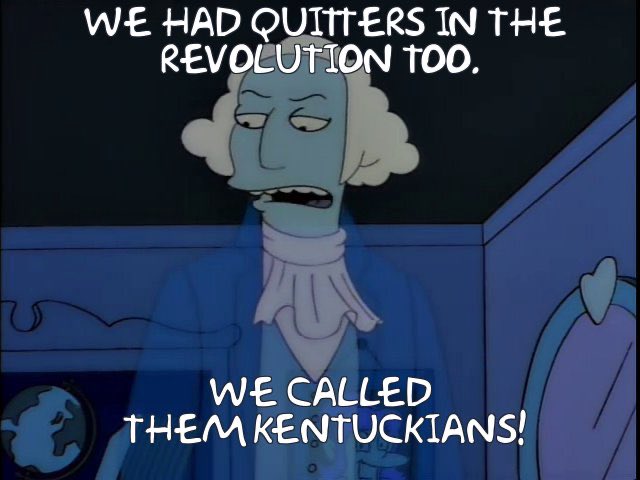 craigbrucesmith's tweet photo. Gardoqui: “Kentuckians would make good Spanish subjects”
#Simpsons called it! #oi22 @HerbertHistory https://t.co/UqoOkBGaXt