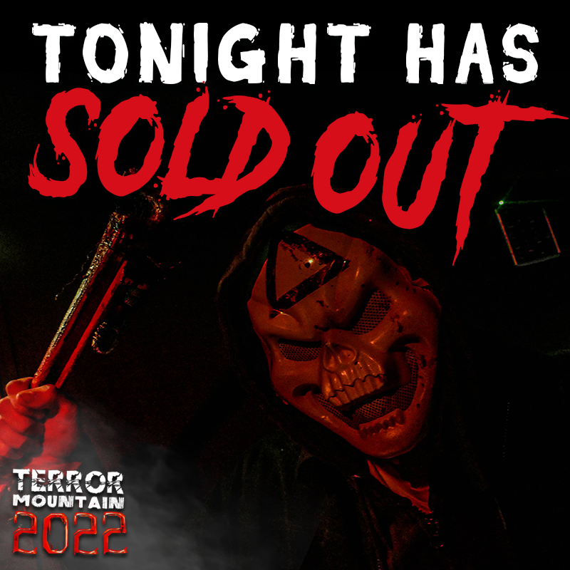 📣28TH OCTOBER 2022 HAS SOLD OUT📣

Please be aware that both October 28th &amp; 29th are now fully SOLD OUT! 

Your only chance to join us for #TERRORMOUNTAIN2022 is October 31st - but be quick, as limited tickets remain!

terrormountain.co.uk