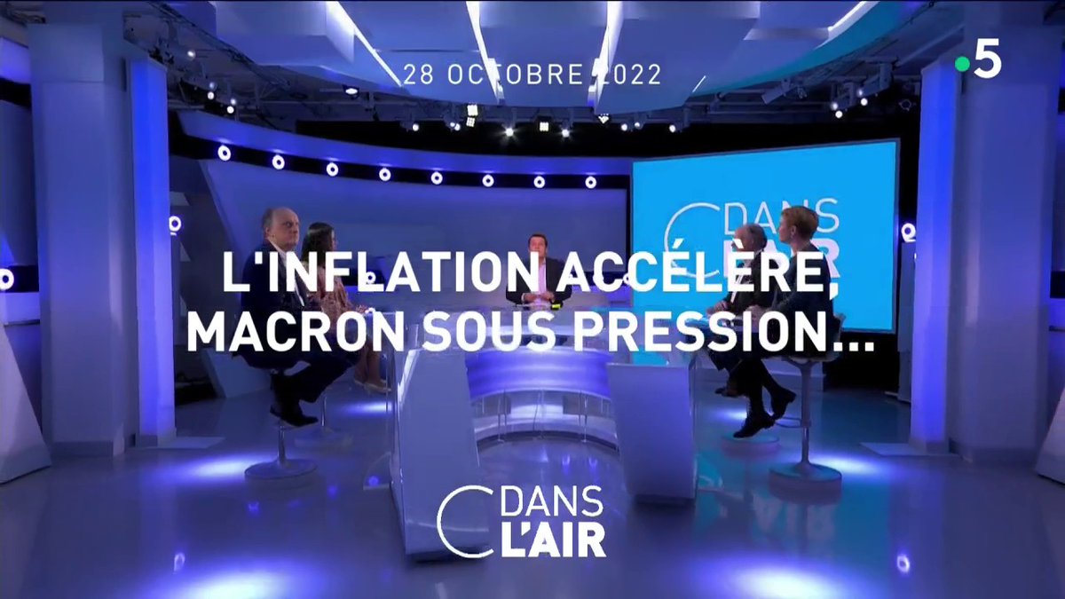 #cdanslair c'est maintenant sur @France5tv. 
Au programme ce soir : L'#inflation accélère, #Macron sous pression...

Posez-nous vos questions !
#politique #gouvernement #salaires #entreprise