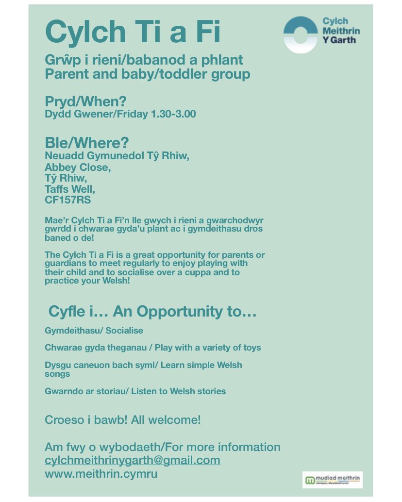 Cylch Meithrin Y Garth tweet media