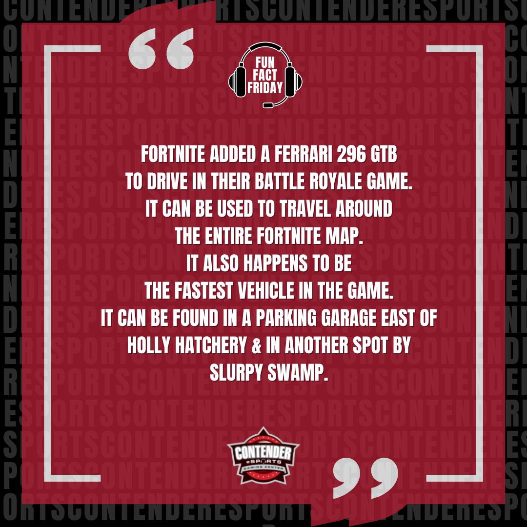 Fun Fact Friday! Have you found the Ferrari yet?