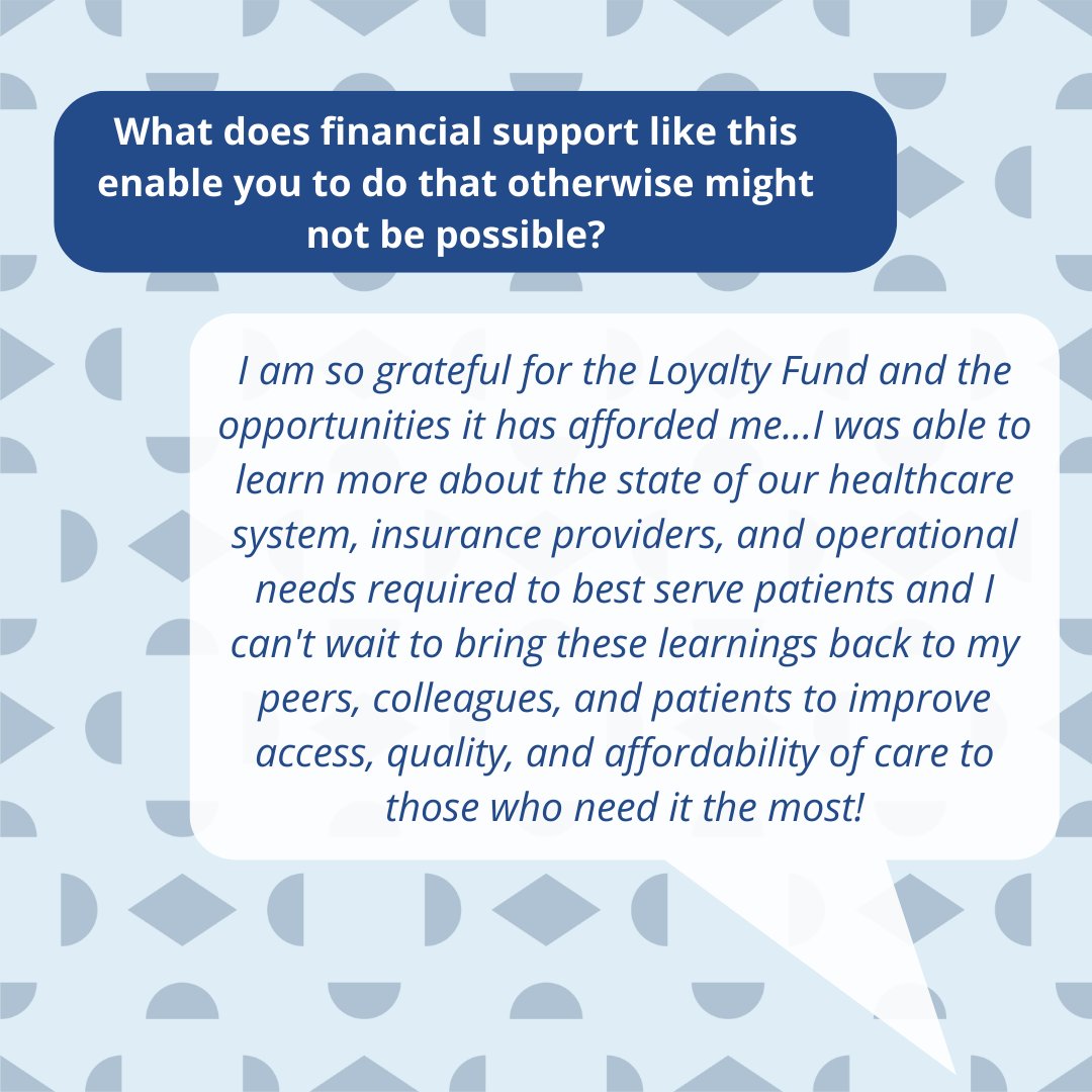 Casey Hribar, recipient of the Lawrence R. Nycum, MD ’90 and Mrs. Lynn Nycum Loyalty Fund Scholarship, is a 2023 MD candidate in the UNC School of Medicine. Visit our Instagram or Facebook to learn more about Hribar and stay tuned for more Student Spotlights!