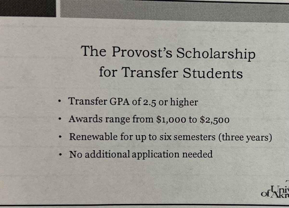 sp_counselor's tweet photo. Want to transfer to Akron? https://t.co/l9RhWyjDHd