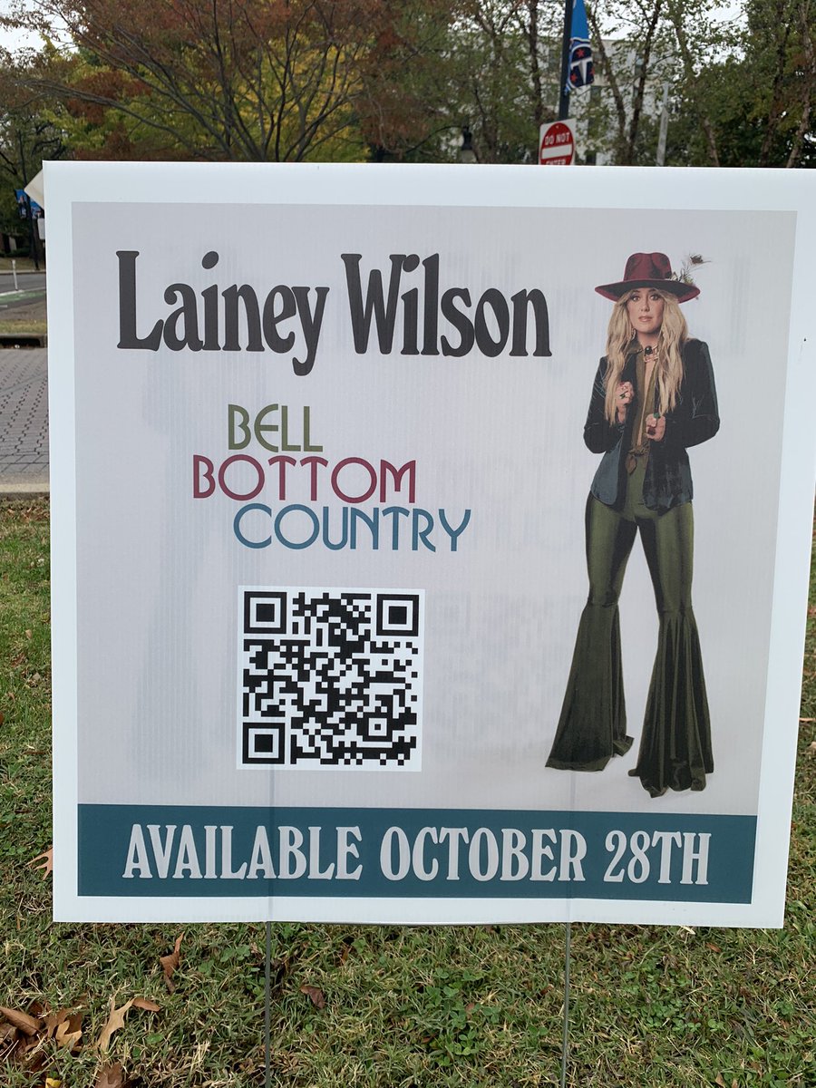 sheridigi's tweet photo. See the pants I made this weekend before they are gone!! @laineywilson @brokenbowrec Bell Bottom Country! https://t.co/lTjrV9p7UA