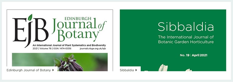 Both @TheBotanics peer-reviewed journals, @SibbaldiaJ and @EJBotany are free to read and to publish in. There's lots of great content in there on #ClimateEmergency and #biodiversity - #taxonomy is critical as if we can't identify it how do we know what we've lost #OpenAccessWeek
