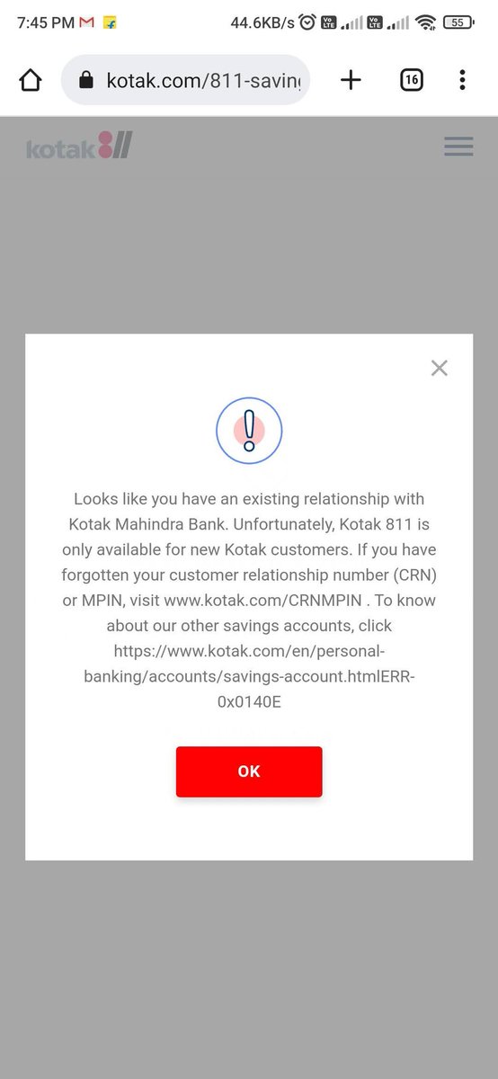 saifulshah12's tweet photo. @KotakBankLtd @kotak811 
I am never open any account 
When I am trying to open account  it's sho i have already account 

I can't understand this please help me https://t.co/5qEnmEGXP8