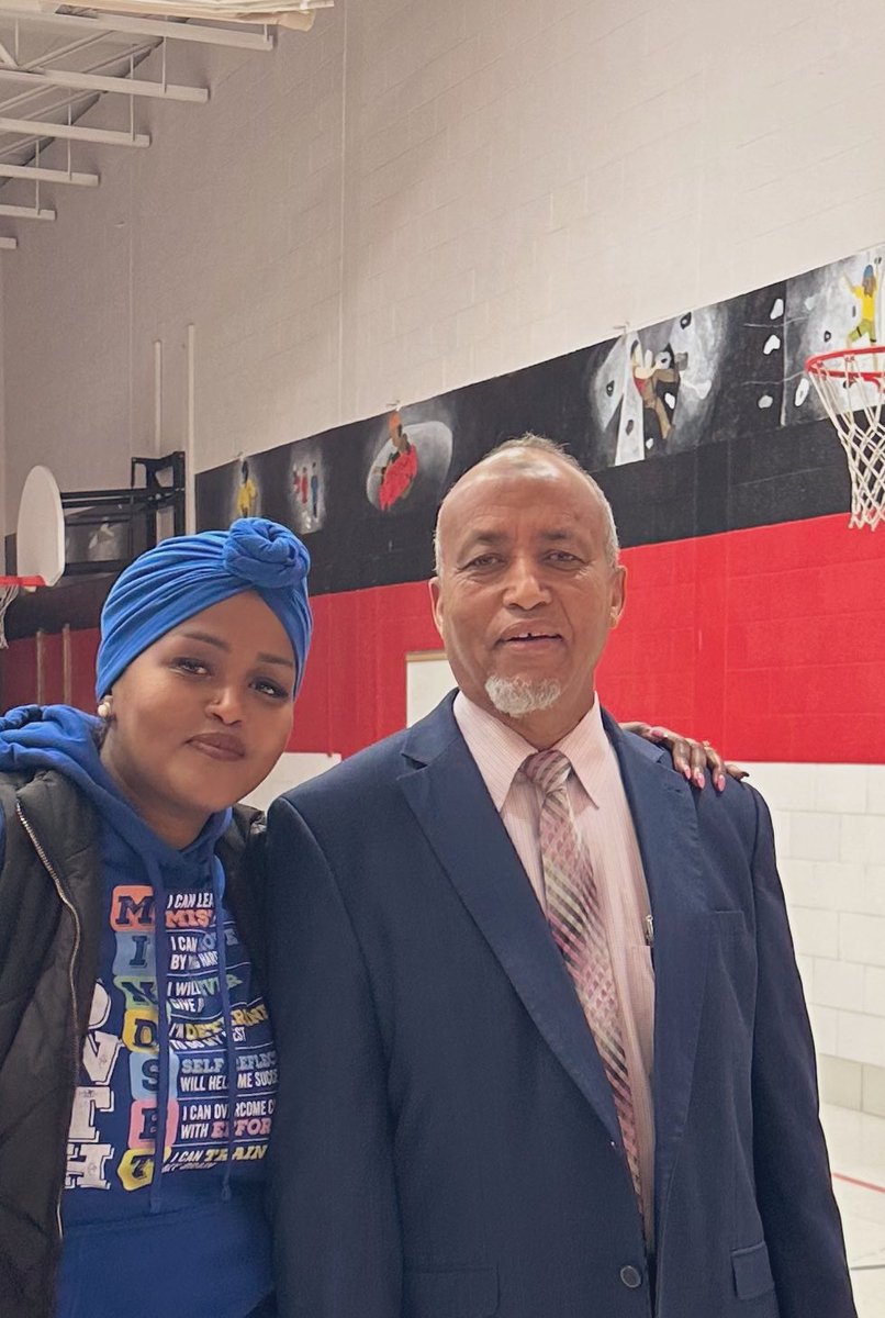 My aabo visited my school TODAY. I moved through being a refugee, a first-gen, low-income, &amp; an EL learner to being the principal of a thriving school. I was told by society that being low income meant poor outcomes, yet thanks to my parents' dedication, I have been able to fly.