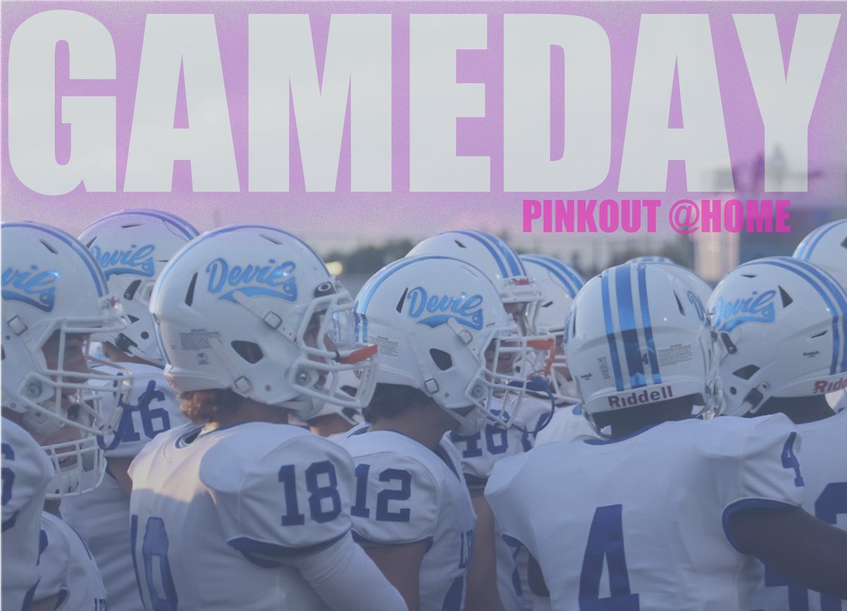 thedevilslair2's tweet photo. 🚨FOOTBALL GAMEDAY🚨 SENIOR NIGHT ‼️@ HOME VS WARREN COUNTY😭🤮 @ 6:59 ⏰THEME IS PINKOUT🎀💕 BE THERE AND GET ROWDY🗣 #devilsby90😈 https://t.co/XB5jCwo4tj