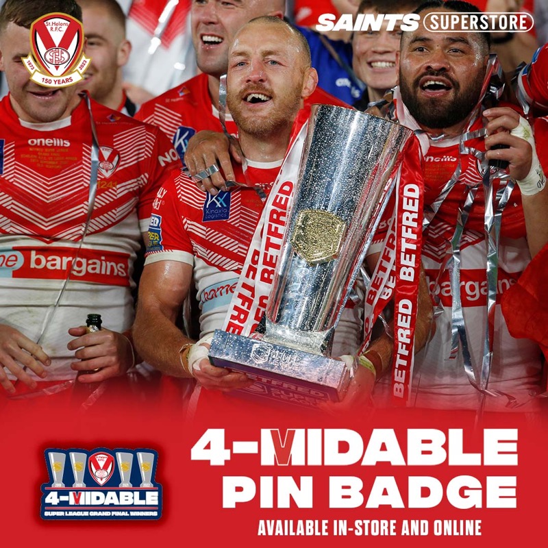 Saints1890's tweet photo. Along with our other #4MIDABLE & #4INAROW merchandise, take look at our new pin badge for only £2.49 📌
#COYS