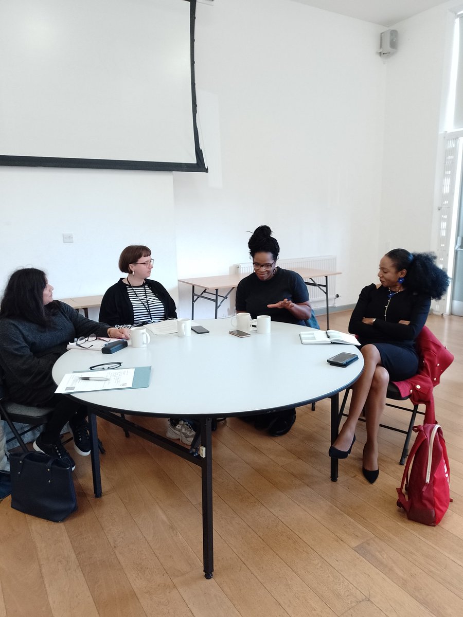 Great Black History month roundtable discussion today with our Trustees <a href="/abigailmashall/">Abigail Marshall Katung</a>, Iwi and Sue. Inspiring information shared with <a href="/Touchstone_Spt/">Touchstone</a> staff on how to succeed in an unequal and unfair society. Be collectively strong and never give up fighting the evil of racism.
