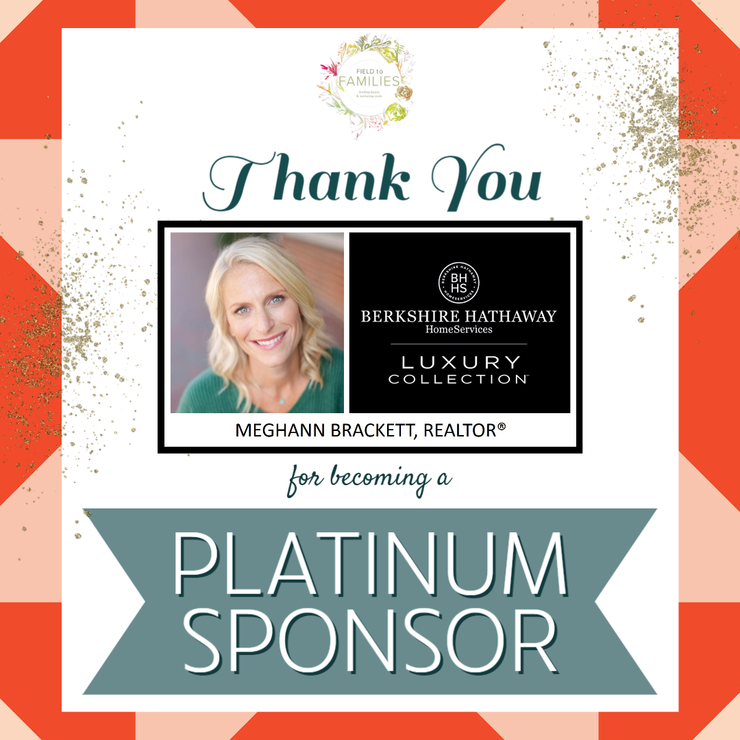 Thank you, Meghann Brackett, for being a Platinum Sponsor for our Field to Families 2022 event! We had a fantastic evening filled with community celebration. To learn more about her range of services, visit meghann-brackette.luxuryrealestate.com! #fieldtofamilies2022
