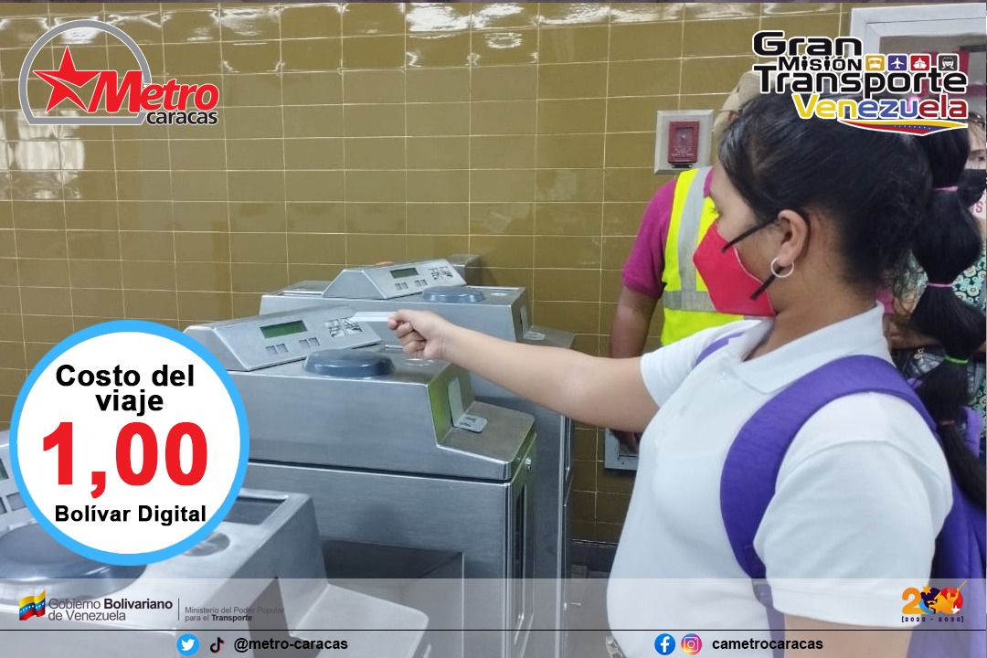 #ATENCIÓN Todo niño mayor de cuatro años debe pagar su pasaje. Padres y representantes son responsables de validar su viaje. #ElMetroSeMueveContigo #ElMetroRenace @NicolasMaduro @T_TicketVzla