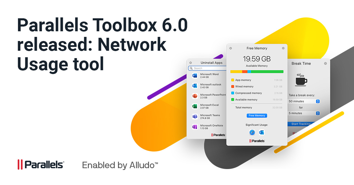 parallels's tweet image. Say &quot;Hello&quot; 👋 to the latest tool included in #ParallelsToolbox – Network Usage Tool! Whether you need to track traffic in real-time for security reasons or to keep your network running smoothly, this new tool is a game changer.

Watch it in action here: allu.do/3NkKtYP