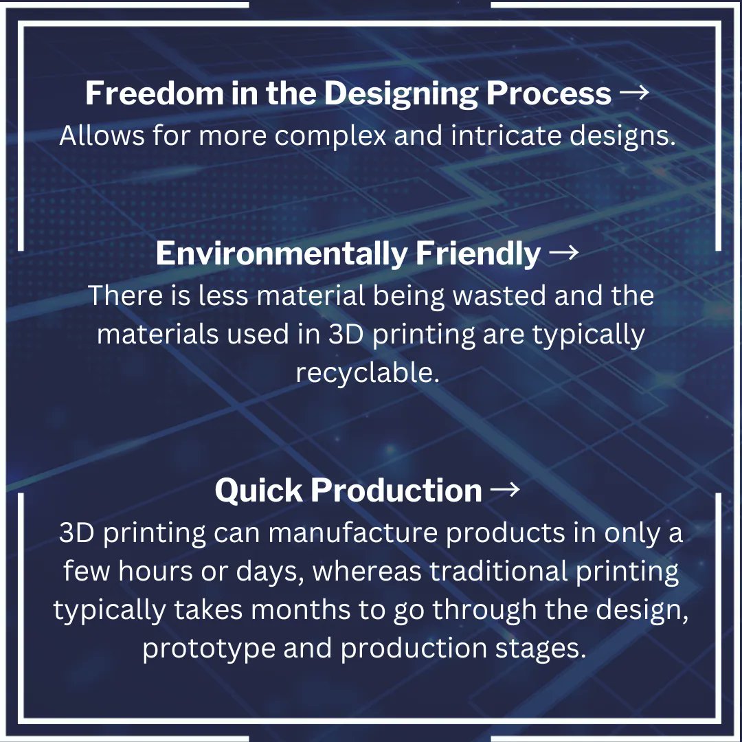 novaters3's tweet photo. These are just a few of the many benefits of 3D printing!
#3Dprinting #printing #technology #novaters3D #3D #toronto #smallbusiness
#startup https://t.co/IxDXRy917E