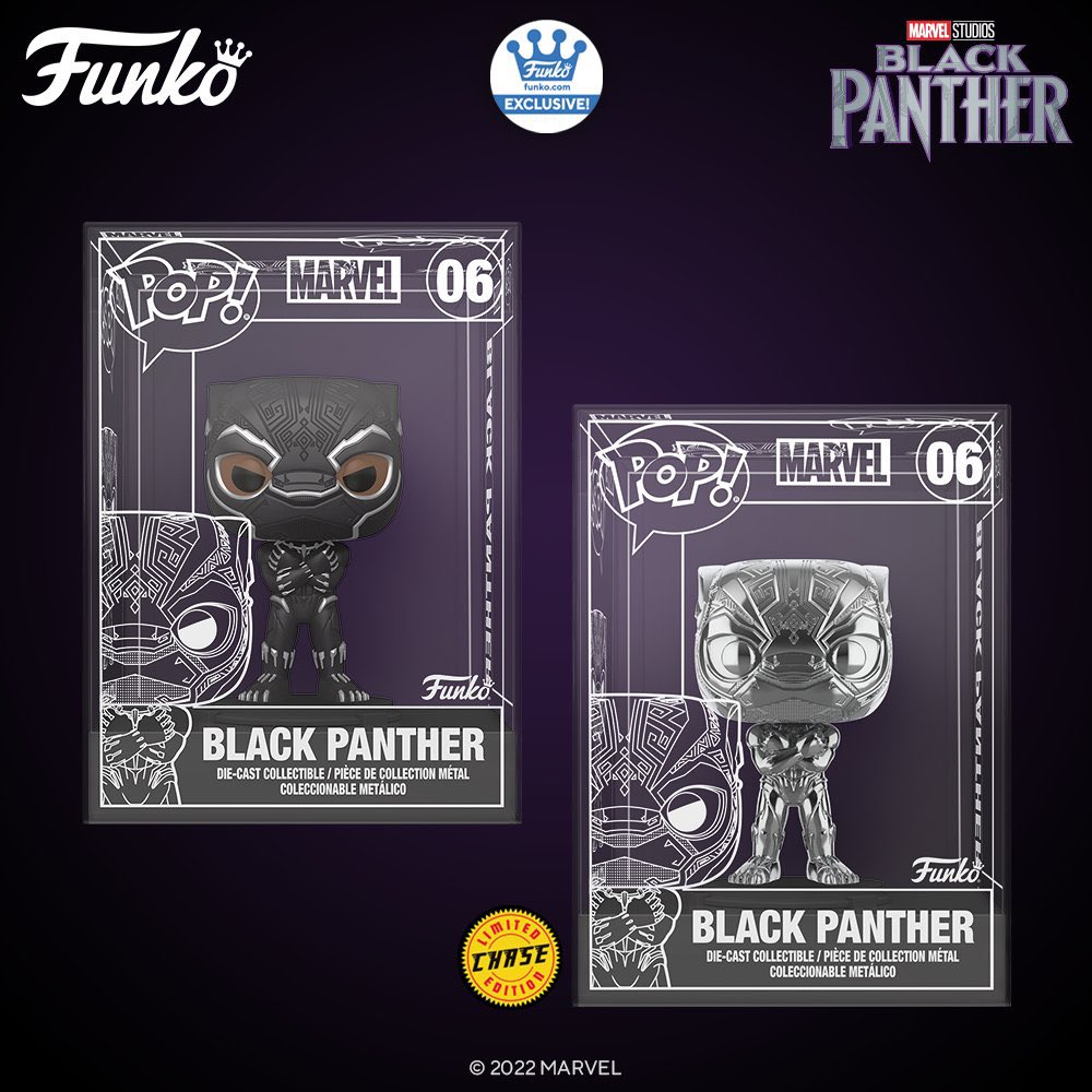 Coming Soon: Pop! Diecast: Marvel Studios’ Black Panther #Funko #FunkoPOP #Marvel