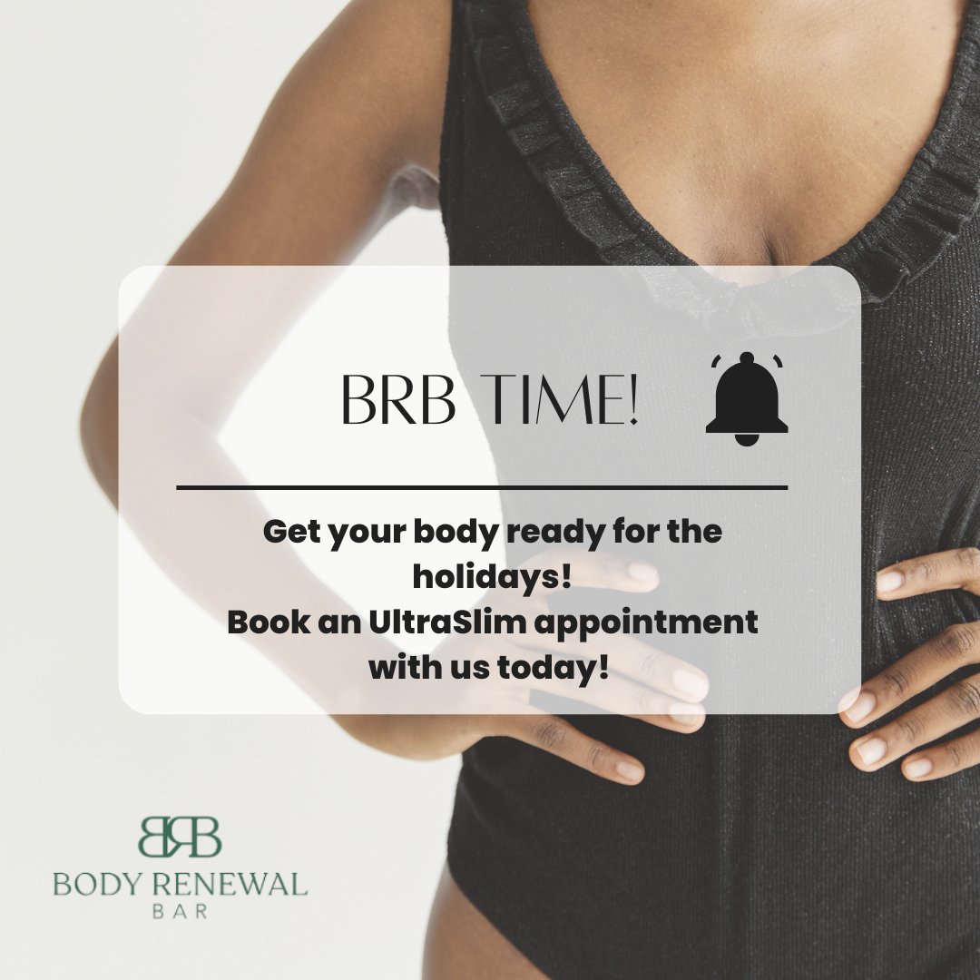 BodyRenewalBar's tweet photo. It’s time! Book your UltraSlim appointment with us!

https://t.co/LihZAbiW37

#bodyrenewalbar #cincyfatloss #fatloss #ultraslim #fatlosssolution #redlighttherapy #toneup #reducefat #skintightening #selfcare #losefat #dropinches https://t.co/HUIJbFde6h
