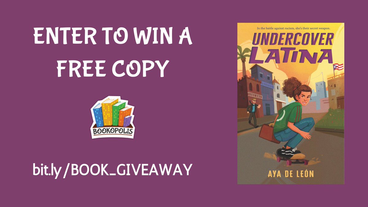 UNDERCOVER LATINA by @AyadeLeon - #BookopolisPick for fans of action-packed mysteries with a touch of romance. Readers love Andréa, a whipsmart teen spy who goes undercover to stop a white nationalist. Enter to win a free copy from @CandlewickClass bit.ly/BOOK_GIVEAWAY