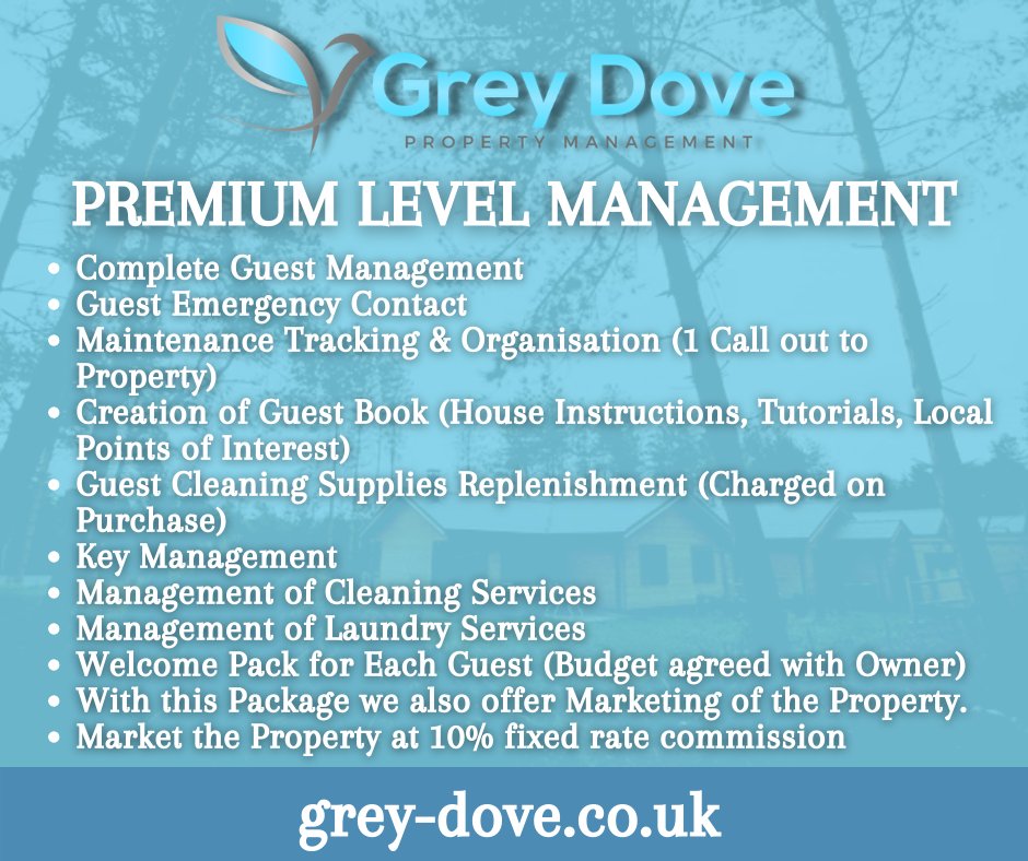Here at Grey Dove, we have several different holiday let packages available, depending on how much or little you would like us to do for you.

To read more about each one, go to our website (link in bio).

#holidayhome  #holidaycottage #holiday #holidaylet #staycation #cotswolds