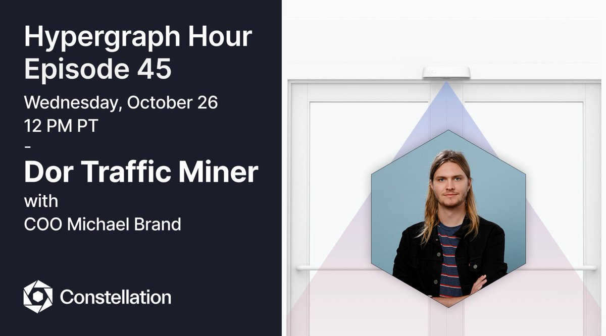 👀 ICYMI, #HypergraphHour Episode 45 is now available on YouTube! 

Hear the latest updates about the #DorTrafficMiner &amp; what to expect for the future ✨📦
youtube.com/watch?v=T6ApoU…

Interested in getting one? Buy yours now at: nodestore.constellationnetwork.io/products/dtm

$DAG $LTX #HGTP