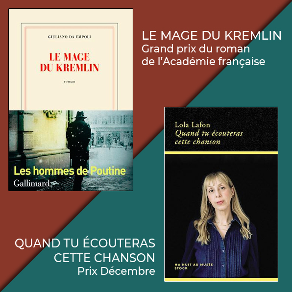 Les premiers prix littéraires de la saison ont été décernés cette semaine. Bravo aux lauréats Lola Lafon et <a href="/giulianode/">giuliano da empoli</a>. À retrouver en version numérique #ebook sur Numilog.
#prixlitteraires2022 #livrenumerique <a href="/Gallimard/">Gallimard</a> <a href="/EditionsStock/">Éditions Stock</a>