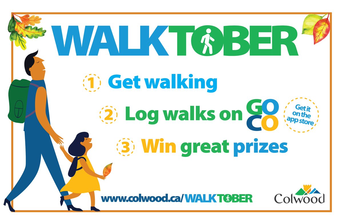 Want a chance to win HARBOUR AIR tickets to Vancouver? It's not too late to log your WALKTOBER walking or cycling trips on the GOCO app! It's a simple, free download on your app store. 

#Colwood's Walktober Challenge ends at midnight October 31st. colwood.ca/Walktober