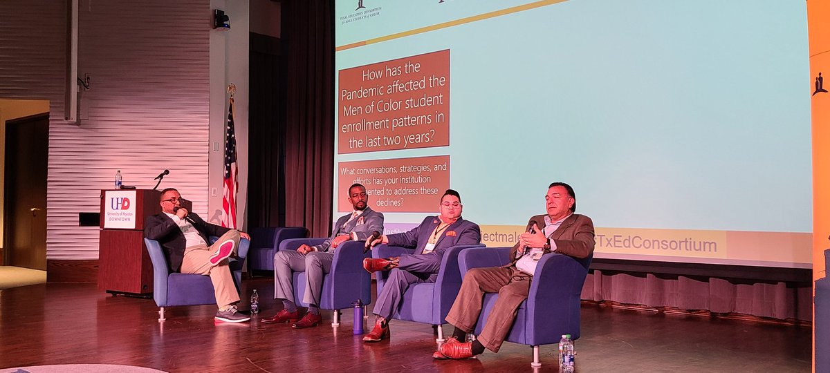 Victor B. Sáenz (@victorsaenzphd) on Twitter photo <a href="/LuisPonjuanPhD/">Luis Ponjuan PhD</a> <a href="/uhdowntown/">UHDowntown</a> <a href="/TrellisFdn/">Trellis Foundation</a> <a href="/GreaterTxFound/">Greater Texas Foundation</a> <a href="/ProjectMALES/">Project M.A.L.E.S.</a> Thanks to <a href="/LuisPonjuanPhD/">Luis Ponjuan PhD</a>, <a href="/dvillanuevajr/">Daniel Villanueva</a>, Dr. Jerry Wallace, and Dr. Martin Perez for this important conversation on how <a href="/uhdowntown/">UHDowntown</a> <a href="/lonestarcollege/">Lone Star College</a> <a href="/WeAreHCCS/">Houston Community College Official</a> are re-enrolling and reconnecting with male students of color on their campuses. #TxEdConsortium <a href="/ProjectMALES/">Project M.A.L.E.S.</a> <a href="/LuisPonjuanPhD/">Luis Ponjuan PhD</a> <a href="/uhdowntown/">UHDowntown</a> <a href="/TrellisFdn/">Trellis Foundation</a> <a href="/GreaterTxFound/">Greater Texas Foundation</a> <a href="/ProjectMALES/">Project M.A.L.E.S.</a> Thanks to <a href="/LuisPonjuanPhD/">Luis Ponjuan PhD</a>, <a href="/dvillanuevajr/">Daniel Villanueva</a>, Dr. Jerry Wallace, and Dr. Martin Perez for this important conversation on how <a href="/uhdowntown/">UHDowntown</a> <a href="/lonestarcollege/">Lone Star College</a> <a href="/WeAreHCCS/">Houston Community College Official</a> are re-enrolling and reconnecting with male students of color on their campuses. #TxEdConsortium <a href="/ProjectMALES/">Project M.A.L.E.S.</a>