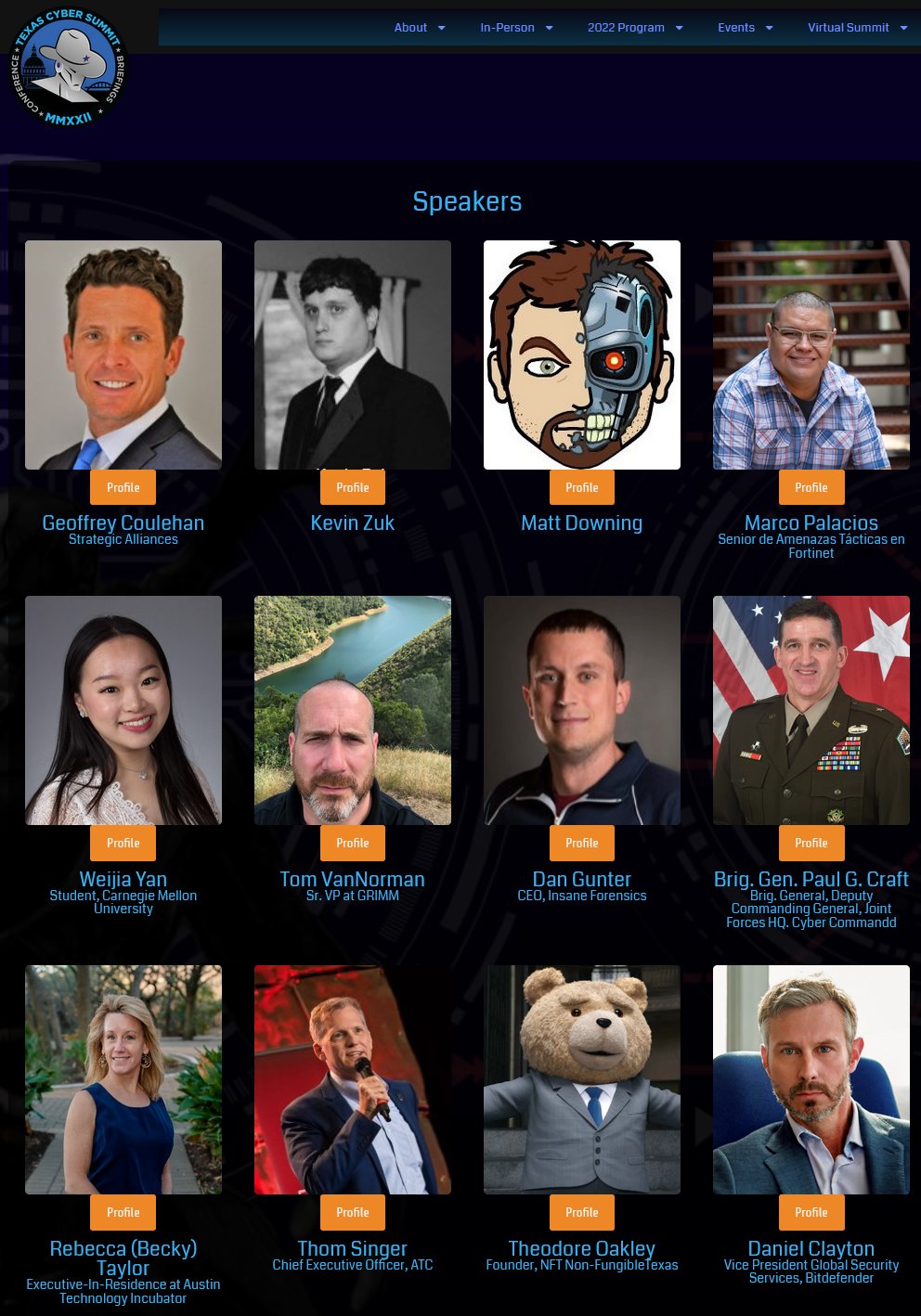 Texas Cyber Summit (TexasCyberConf) / Twitter