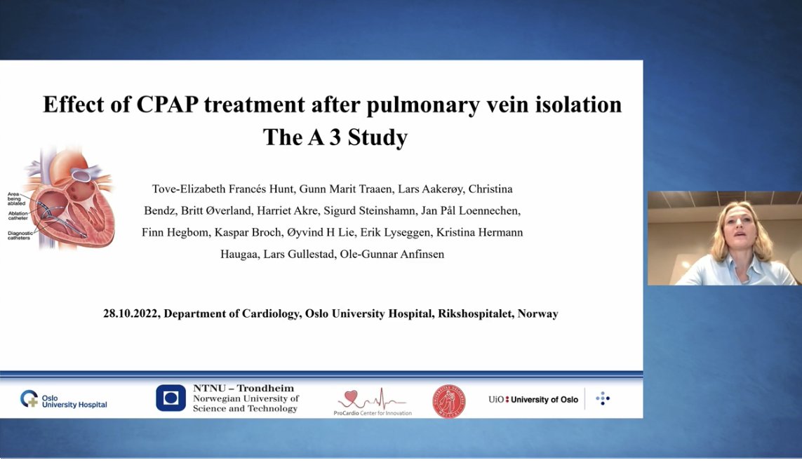 #epeeps @ConnectEP Live Broadcast Happening Now. The A3 Study: Does CPAP Improve AF Outcomes in Sleep Apnea? <a href="/VivekReddyMD/">Vivek Y. Reddy</a>, <a href="/EladAnter/">Elad Anter</a>, <a href="/HuntTove/">Tove-Elizabeth Hunt</a>, <a href="/Dominik_Linz/">Dominik Linz</a>, <a href="/johncamm/">Mohammed Ali</a>, <a href="/Kadhimad/">Kadhim Kadhim</a>, Join live stream in progress @ VirtualEPConnect.com/event/live