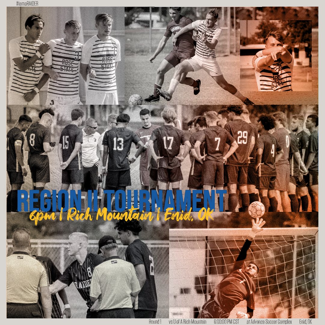 rscraiders's tweet photo. โฝ๏ธ| MSOC | Round one. ๐๐จ๐ง๐ข๐ ๐ก๐ญ. Let's go.
๐ Rich Mountain
๐ Friday, October 28, 2022
โฐ 6:00PM
๐ Advance Soccer Complex
๐ Enid, OK
๐ป https://t.co/pXuU28jxL4
#iamaRAIDER | #RAIDERstandard https://t.co/oq1iHJsTnq