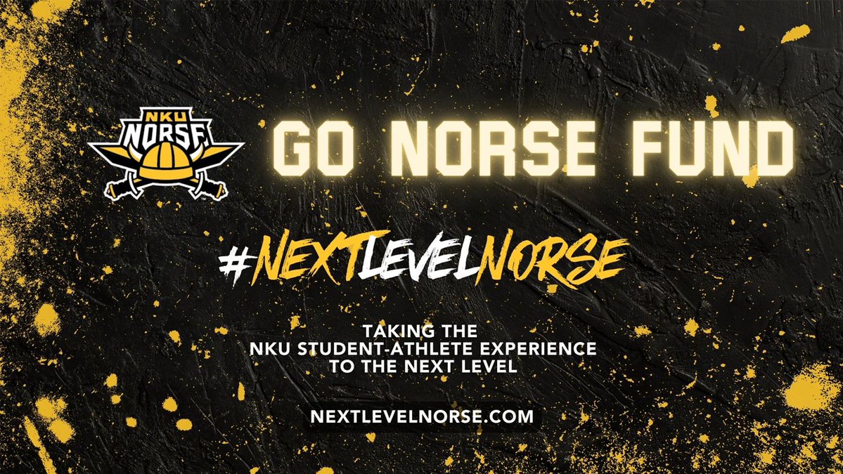 Help take us to the 𝗡𝗘𝗫𝗧 𝗟𝗘𝗩𝗘𝗟 😤

NKU Athletics + <a href="/NKUNorseGNF/">NKU Go Norse Fund</a> announce 𝗡𝗘𝗫𝗧 𝗟𝗘𝗩𝗘𝗟 𝗡𝗢𝗥𝗦𝗘 𝗖𝗔𝗠𝗣𝗔𝗜𝗚𝗡 after a recording-setting year

📰 - bit.ly/3DJiZc4
📹 - bit.ly/3SG7WVD
🔗 - NEXTLEVELNorse.com

<a href="/nkuedu/">Northern Kentucky University</a> | #NEXTLEVELNorse