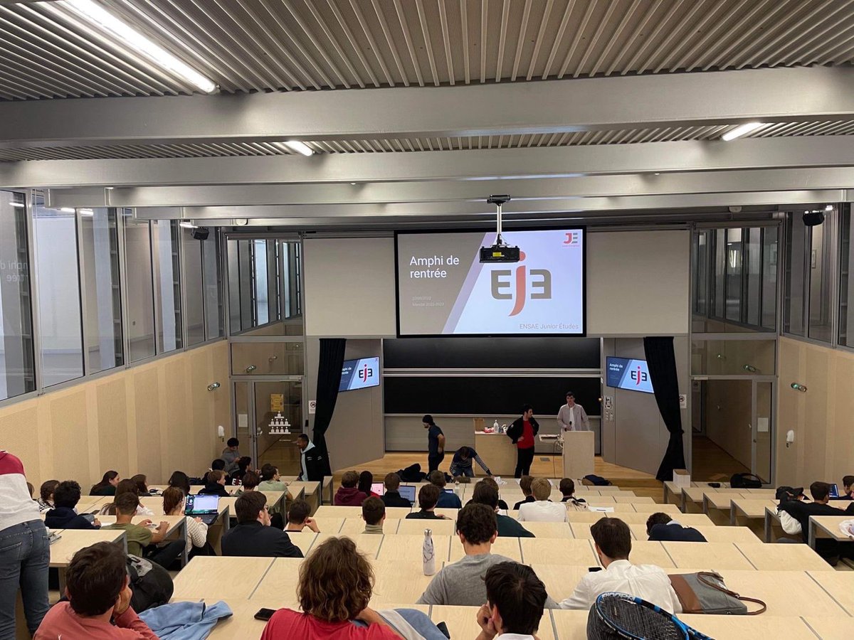 ENSAE Junior Études (@eje_ensae) on Twitter photo 🔴⚫️ Retour en images sur les évènements de rentrée organisés par ENSAE Junior Études pour la nouvelle promotion de l'ENSAE Paris !
Les futurs Juniors Entrepreneurs ont pu découvrir le fonctionnement de l’association et nous poser des questions sur celle-ci.
#WeAreJE #EJE22 🔴⚫️ Retour en images sur les évènements de rentrée organisés par ENSAE Junior Études pour la nouvelle promotion de l'ENSAE Paris !
Les futurs Juniors Entrepreneurs ont pu découvrir le fonctionnement de l’association et nous poser des questions sur celle-ci.
#WeAreJE #EJE22