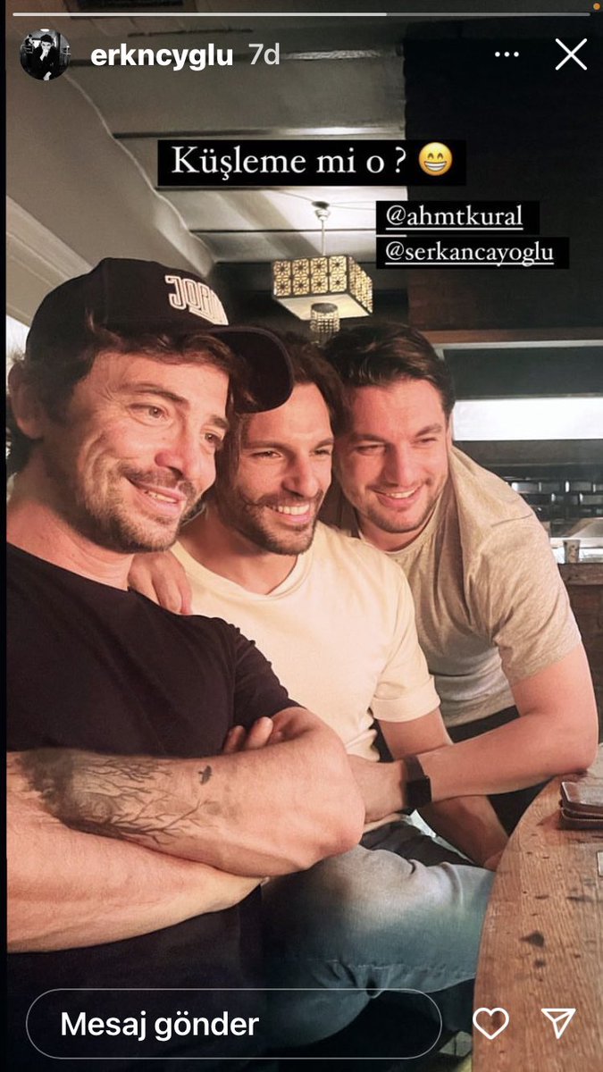 @SerkanCayoglu @AHMTKURAL @erkncyglu beyler ❤️❤️❤️🧿