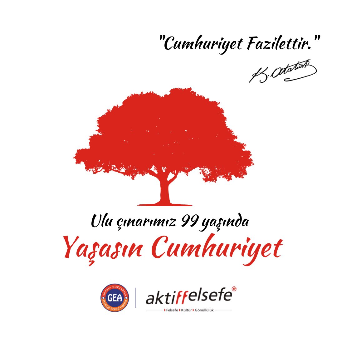 Aktiffelsefe34's tweet photo. 🇹🇷Cumhuriyet Bayramımız kutlu olsun! 🎉

#cumhuriyetbayramı #cumhuriyetfazilettir #aktiffelsefekadikoy https://t.co/jQCqrk7G1L