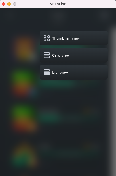 CREAMethod's tweet photo. Didn't even realize that #Nufinetes wallet has different views of NFTs. I was always viewing in Card view, i thought the images were too big. Guess the team had thought of that.  #GreatFeature #NextHotThing https://t.co/DvmuiZ4GCn