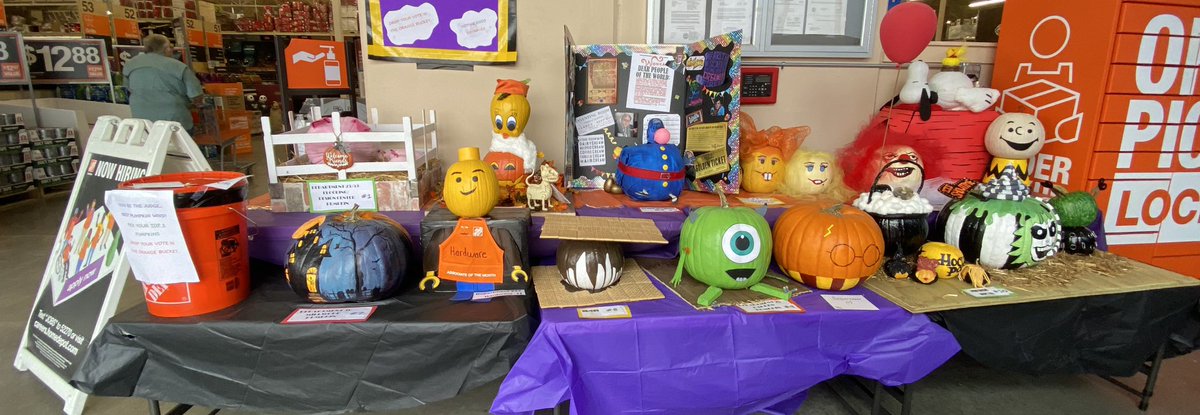 Fantastic participation on our pumpkin decorating contest for CAM!
