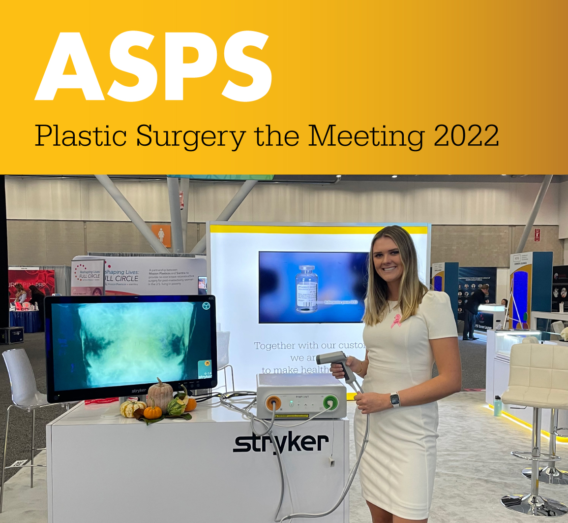 StrykerEndo's tweet photo. #PSTM22 is officially here! Visit booth #303 to learn more about Stryker’s SPY Fluorescence Imaging technology! #ASPS #SPYPHI https://t.co/QB2QyffcPN