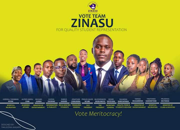 4hZimbabwe's tweet photo. Congratulations to @Zinasuzim  for winning peaceful SRC elections @nustzim. 

In every election, there is a winner and a loser. 

#Students4Peace
#Youth4peace https://t.co/Pb7LJOBPsa