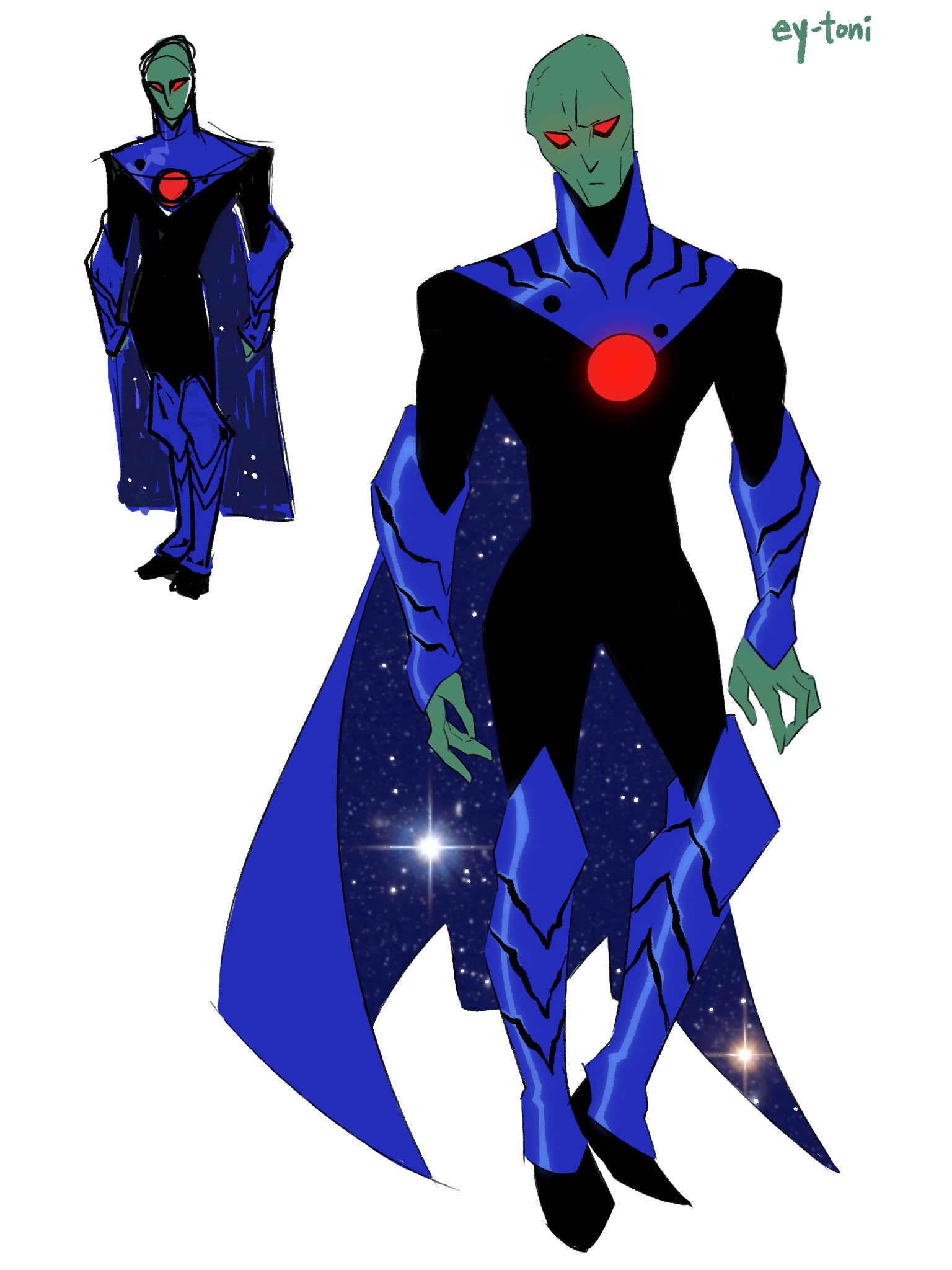 eytoni / COMMISSIONS OPEN on Twitter "martian manhunter redesign