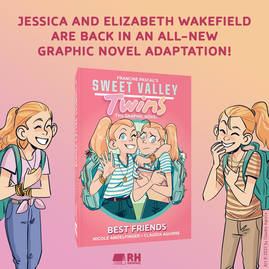I'm so excited the Sweet Valley Twins are back in an all-new graphic novel adaptation from <a href="/RHKidsGraphic/">Random House Graphic</a> <a href="/randomhousekids/">Random House Children's Books</a>! On sale Nov. 1st! You can pre-order now, link in bio.