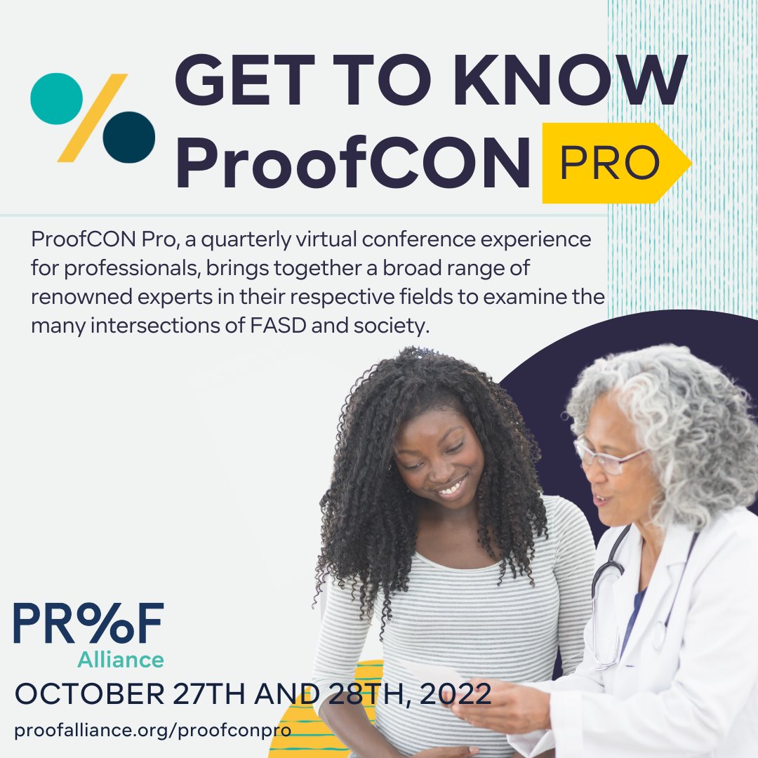 Proof_Alliance's tweet photo. Even though our live event is over, the need for greater awareness and increased support for those impacted by #FASD is not. We've come a long way but there's still much more work to be done.
Please keep sharing the highlights of your ProofCON Pro experience with #ProofCONPro. https://t.co/6lFQnhO46T