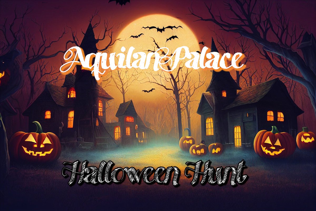 Aquilan Palace is hosting a huge Halloween Hunt with a prize pool of 30.000+ Crowns! Solve the riddles and go „trick or treating“ through the Spiral for a sweet prize, combined with various Giveaways! 
Rules:
docs.google.com/document/d/e/2…

Sign-ups:
docs.google.com/forms/d/e/1FAI…